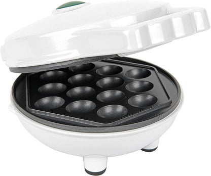 Skiennix Bubble Mini Waffle Maker - Fun Tiny Hong Kong Egg Design, 4" Non-Stick Electric Waffler | Perfect for Desserts and Dorms
