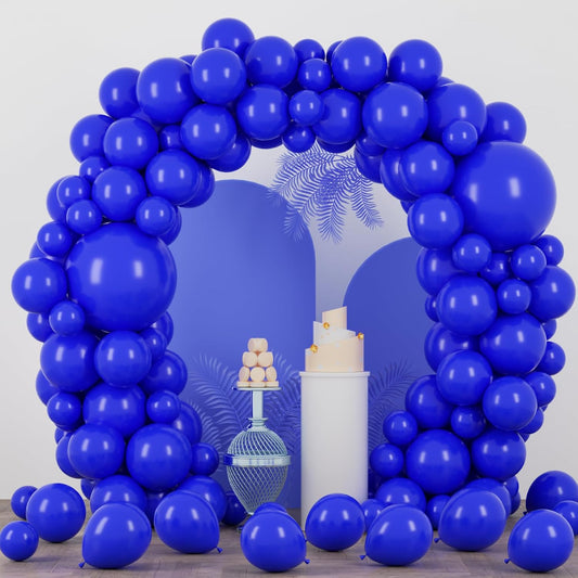 Voircoloria Royal Blue Balloon Garland Kit - 90 Pack in Various Sizes for Graduation, Weddings & Parties