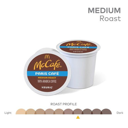 McCafe Single Serve Coffee Pods - Medium Roast Keurig K-Cup | 72 Count for Rich Flavor