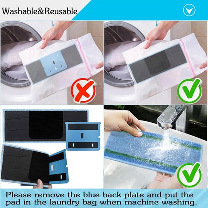 iRobot | 8-Pack Upgraded M6 Wet Mopping Pads - New Sticky Design, Washable & Reusable for Braava Jet M6 Series