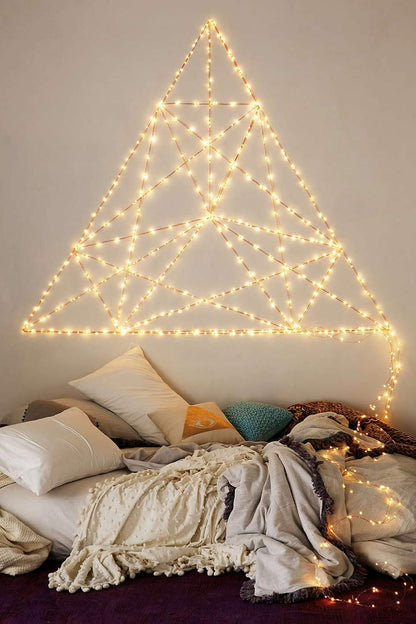Twinkle Star 200 LED Copper Fairy String Lights - 66 FT USB Powered with Remote Control | Warm White for Home Decor