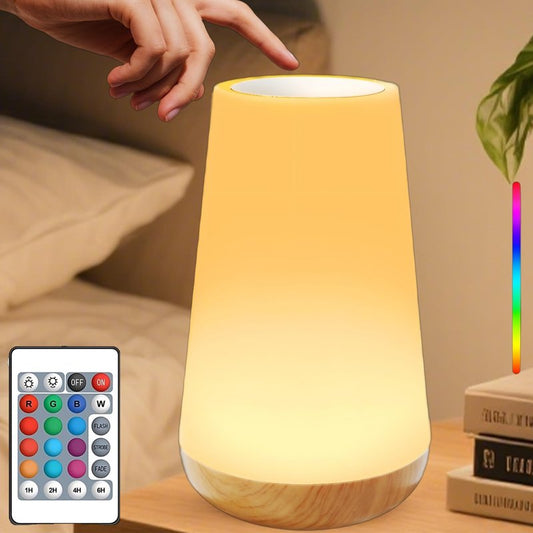 Yonito Night Light for Baby Nursery, 13 Colors Changing Touch Dimmable Night Lamp with Timer, Rechargeable Kids Night Light Portable for Bedtime Routine Baby Breastfeeding