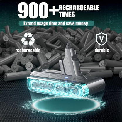 EGR Upgrade 21.6V V6 Battery Replacement - Compatible with Dyson V6 Animal & More | High Capacity