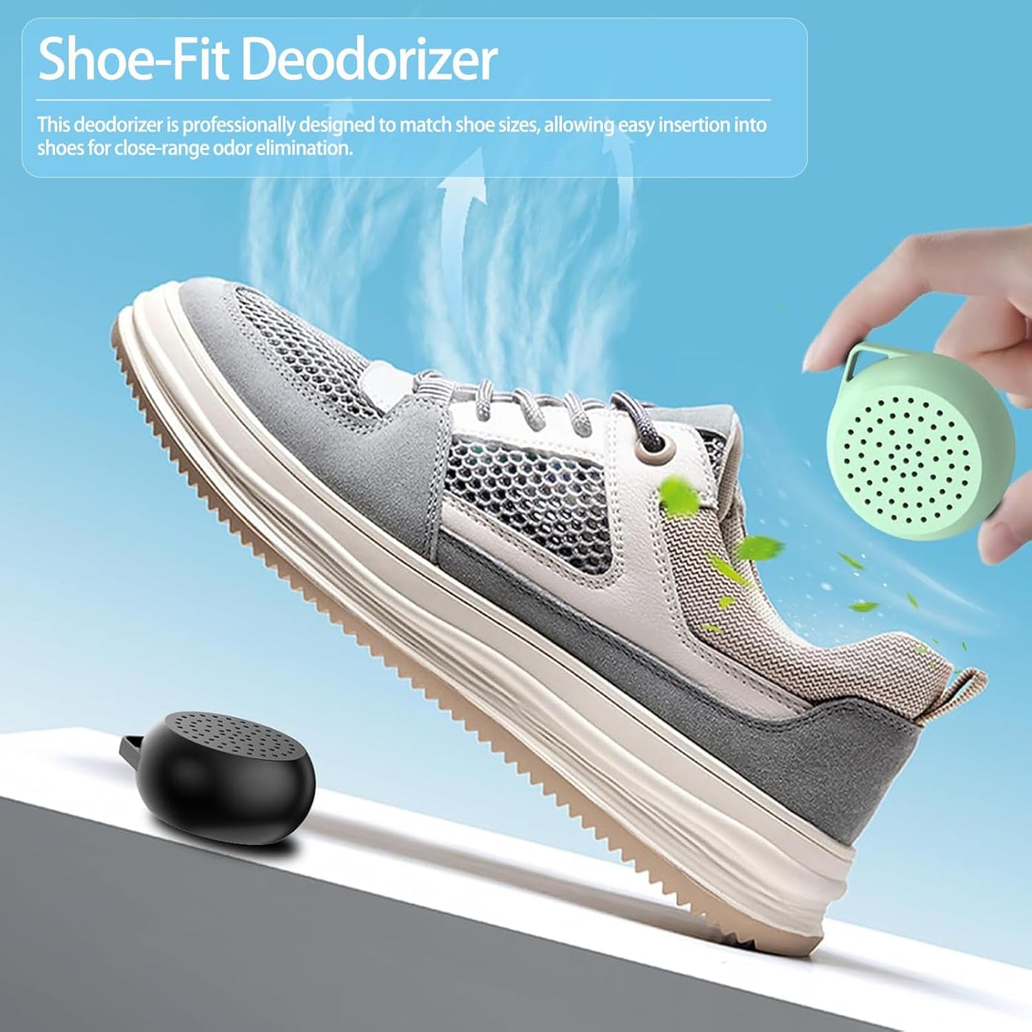 Odor Eliminator | 8 Pack Compact Fragrance-Free Fresheners for Closet, Shoes, Fridge & Pets