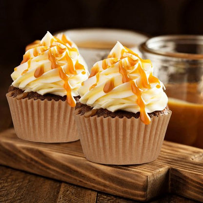 Caperci Mini Cupcake Liners - 500 Count Greaseproof Muffin Wrappers | No Smell, Perfect for Baking