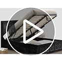 Hydraulic Bed Lift Mechanism 4.6 FT Support Up to 264.6 lbs for Storage Bed