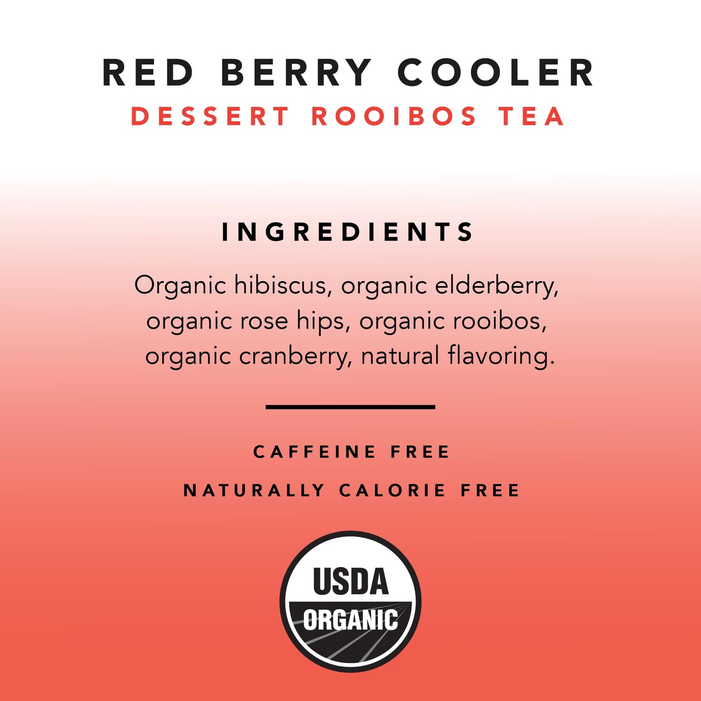 Pinky Up Red Berry Cooler Loose Leaf Iced Tea | Rooibos Herbal Tea Blend, Naturally Calorie Free | 3.0 Ounce Tin, 25 Servings