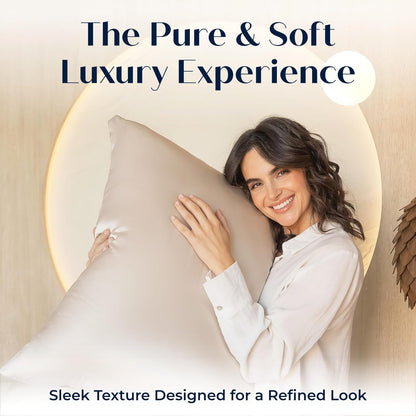 Mulberry Silk Pillowcase - Luxurious Pure Silk Cover for Healthier Hair & Smoother Skin | Soft & Breathable