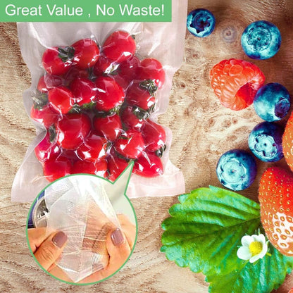 O2frepak Vacuum Sealer Bags - Heavy Duty BPA-Free Rolls, 8"x20" & 11"x20" | Perfect for Sous Vide Cooking
