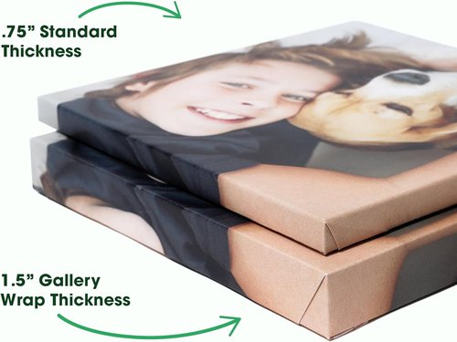 BuildASign Custom Canvas Prints - Personalized Photo Wall Art for Home Decor & Gifts | Ready to Hang (12" L x 12" W x 1.5” D)