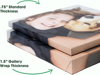 BuildASign Custom Canvas Prints - Personalized Photo Wall Art for Home Decor & Gifts | Ready to Hang (30" L x 40" W x 1.5” D)