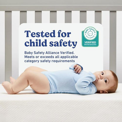 Graco Premium Crib & Toddler Mattress - GREENGUARD Gold Certified, Waterproof Cover, Fits Standard Cribs & Toddler Beds