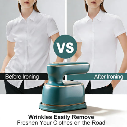 Travel Steamer for Clothes by [Brand Name] - 1000W Compact Mini Iron for Wrinkle Removal | Perfect for Travel, College, and Home