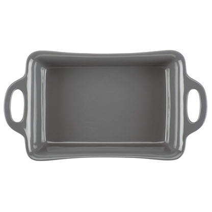 Rachael Ray 9" x 13" Rectangular Stoneware Baker, Gray