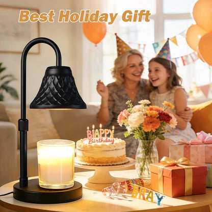 Skiennix Adjustable Candle Warmer Lamp - Timer Feature for All Candle Jars | Perfect Home Decor Gift for Women
