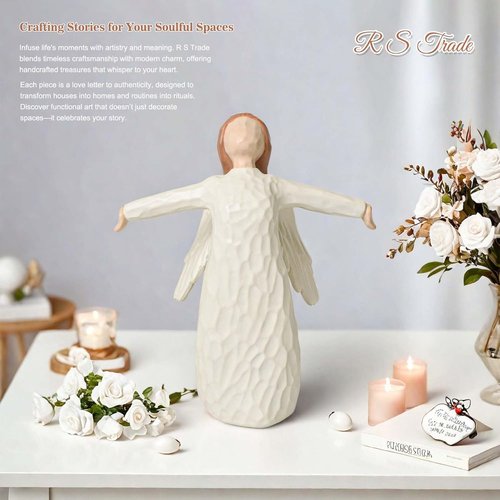 Freedom Angel Figurines - Resin Angel Statue Symbolizing Hope & Acceptance | Perfect Retirement Gift for Women