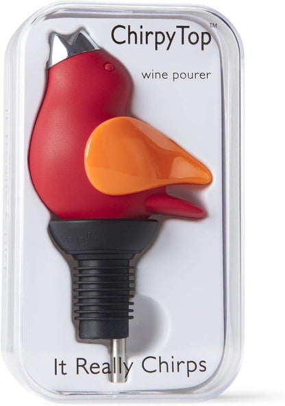 Wine Pourer - Red and Orange