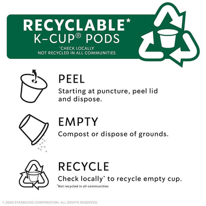 Starbucks Sumatra single serve K-Cup pods for Keurig brewers, 24 Count