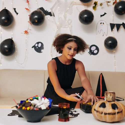 Black Balloons 110 Pcs - Mini 5 Inch Thick Latex Balloons for Weddings & Baby Showers
