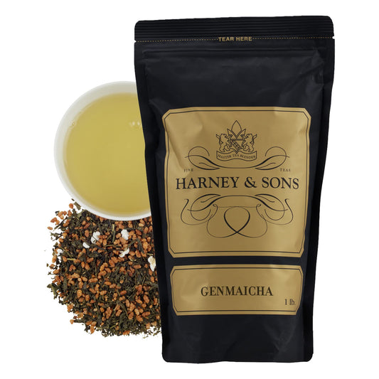 Harney & Sons Genmaicha Tea, 16 oz loose leaf