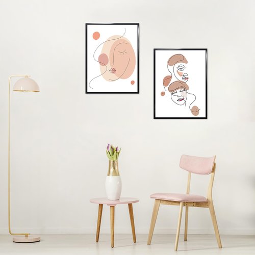 ELSKER&HOME 12x16 Poster Frame 3 Pack, Black Picture Frame for Horizontal or Vertical Wall Mounting, Sturdy and Scratch-proof