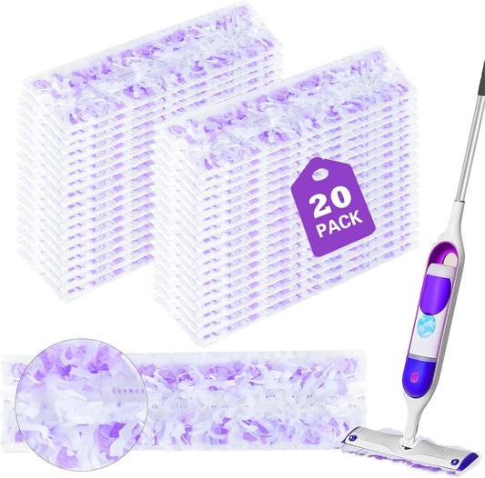 Power Mop Pads - Multi-Surface Refills for Swiffer Power Mop | 20 Disposable Pads Included