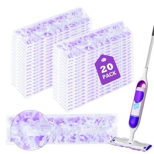 Power Mop Pads for Swiffer Power Mop Refills, Multi-Surface Power Mop Pads for Swiffer Power Mop Pads, Disposable PowerMop Refill Pads Compatible with Swiffer Wet Pads Refill, 20 Count