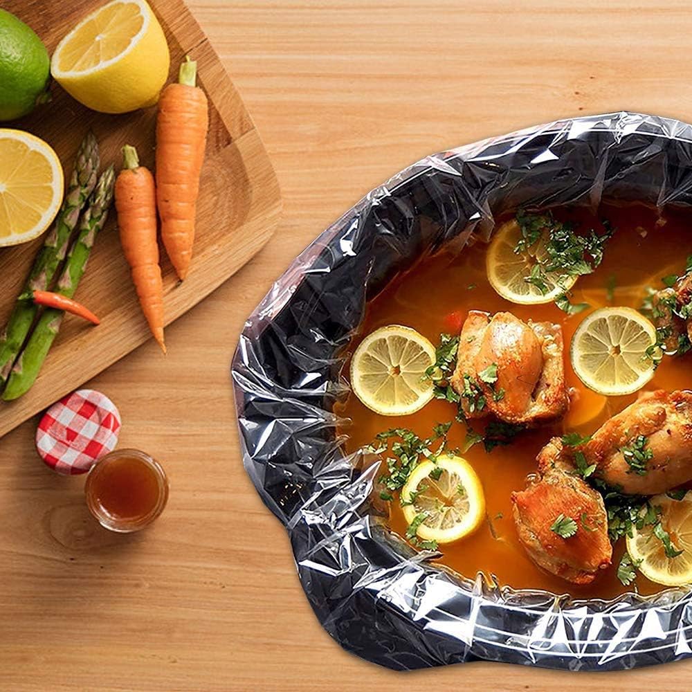 Slow Cooker Liners by [Brand Name] - Extra Large 20 Count, Fits 6-10QT Pots, BPA Free, 14"x22"