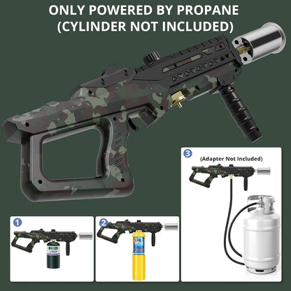 Sondiko Culinary Torch Gun - Powerful Adjustable Propane Burner for Searing Steak & BBQ | Campfire Starter