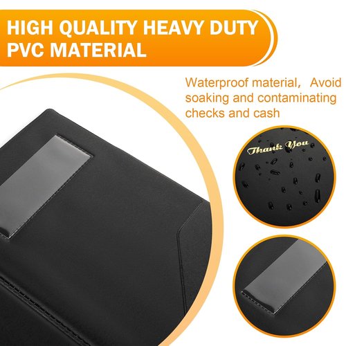 30 Pcs Server Books, Check Presenters for Restaurants, PVC Server Books for Waitress Guest Check Holder