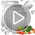 Katori Titanium Cutting Board - 1PC M - Double-Sided Food Safe Kitchen Chopping Board