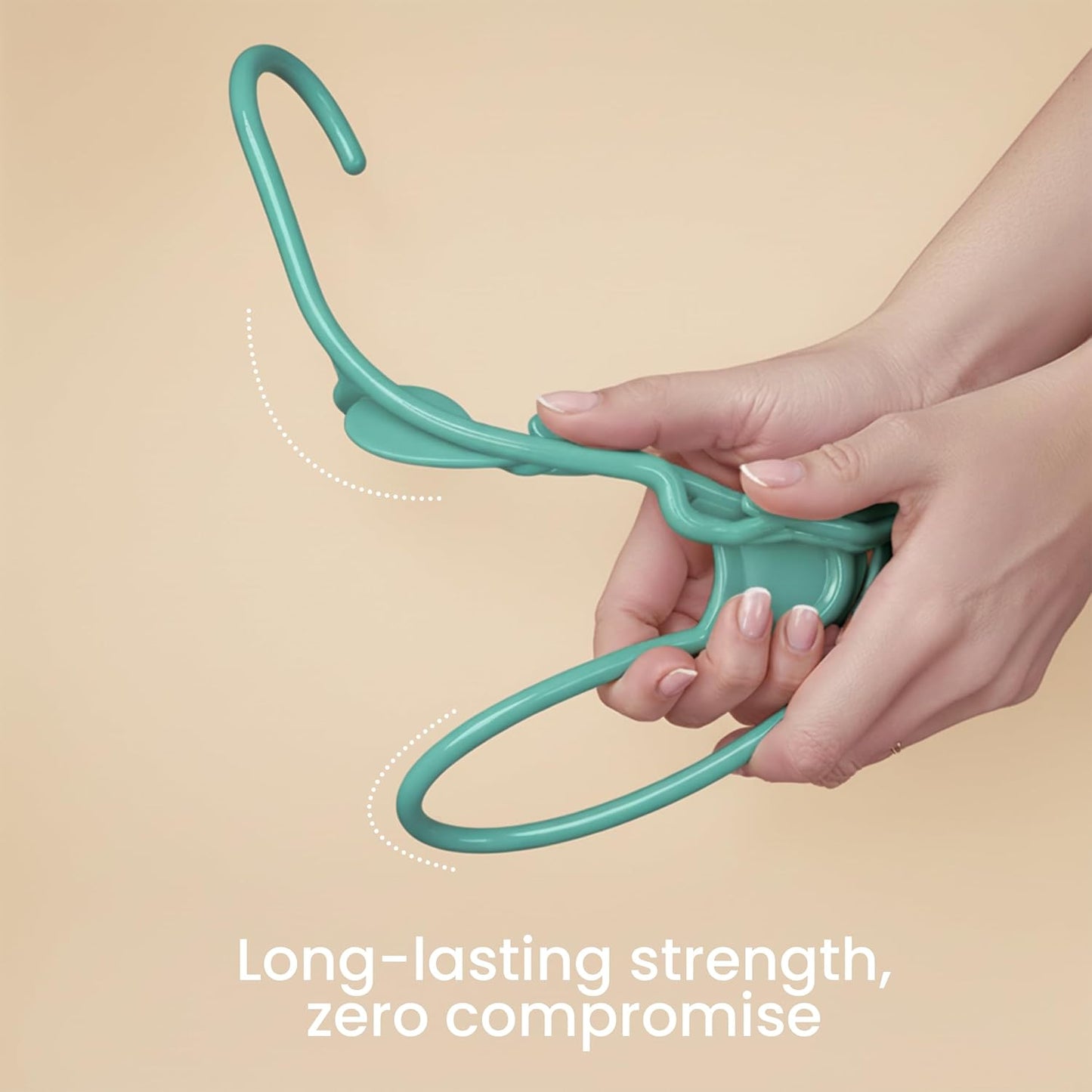 Utopia Home Plastic Hangers 30 Pack - Durable Space-Saving Clothes Hangers - Aqua Closet Organizers
