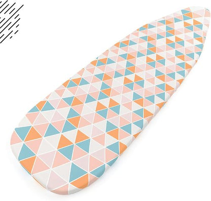 Encasa XO Ironing Board Cover - Thick 4mm Felt Padding, Scorch & Stain Resistant | 54"x15" Standard Size - [Design]