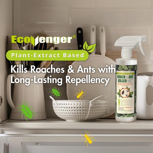 EcoVenger® Roach and Ant Killer - 16 oz | Kills on Contact | Peppermint Scent | Safe for Kids & Pets