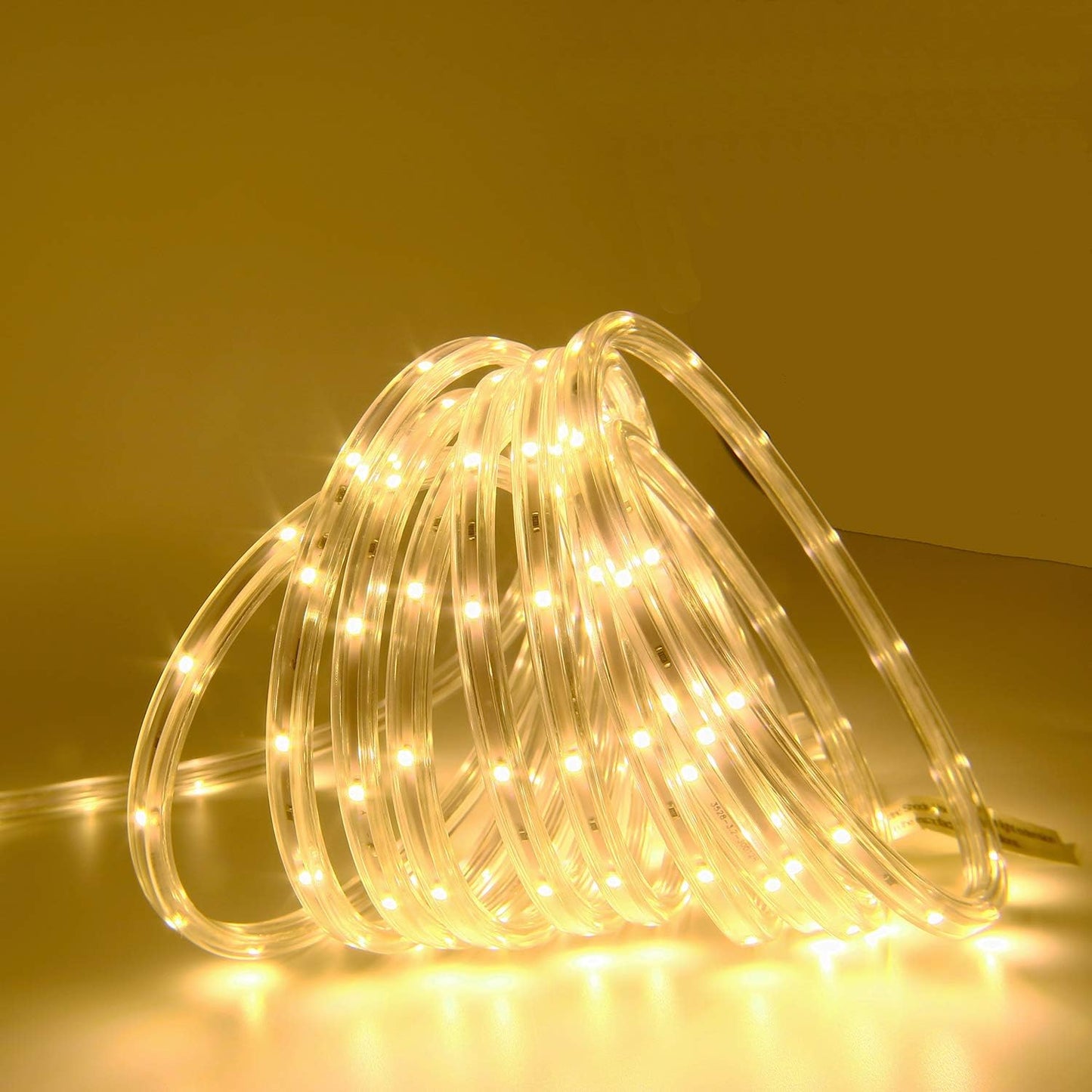 Skiennix LED Rope Lights - 16.4ft Waterproof Connectable Strip Lighting | 3000K Soft White for Indoor & Outdoor Decor