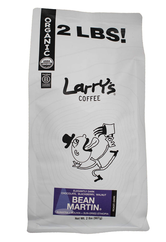 Larry's Coffee Bean Martin - Whole Beans 2 Pound