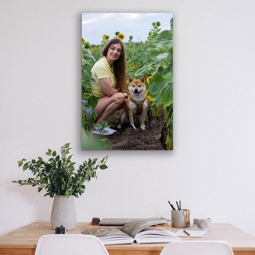 Custom Canvas Prints - Personalized Wall Art for Family & Pets | Framed 8 x 10 Canvas Pictures