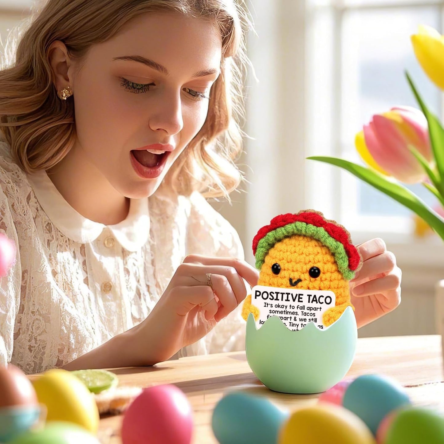 Mini Emotional Taco | Unique Birthday Gift for Women & Men | Perfect for Teachers, Moms, & Friends