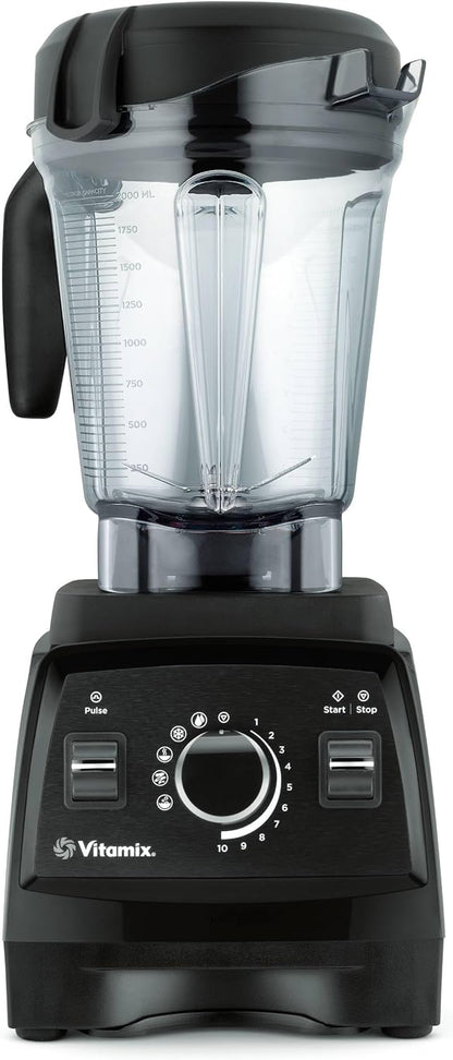 Vitamix Professional Series 750 Blender - 64 oz. Low-Profile Container, Black, Self-Cleaning, Professional-Grade