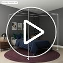 Stainless Steel Canopy Bed Frame Poles for Queen & King Size Beds