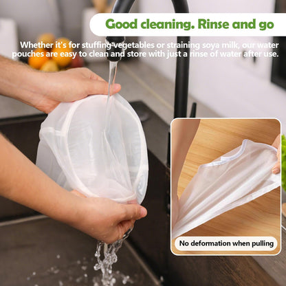 Regine Switzerland Cheese Cloth Bag - Reusable Straining Bag for Nut Milk, Soy Milk & Dumpling Fillings