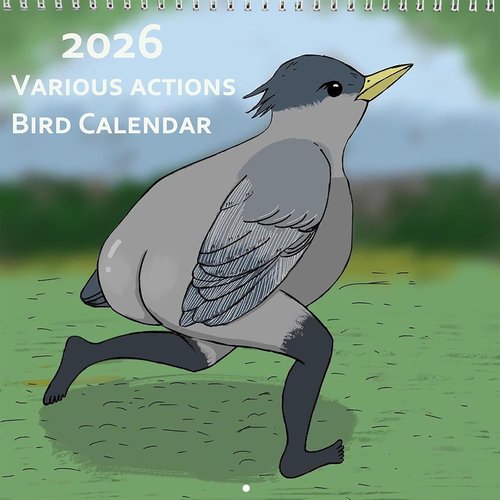 2026 Wall Calendar - Funny Design for 2026-2027 | Perfect Christmas Gag Gift for Adults