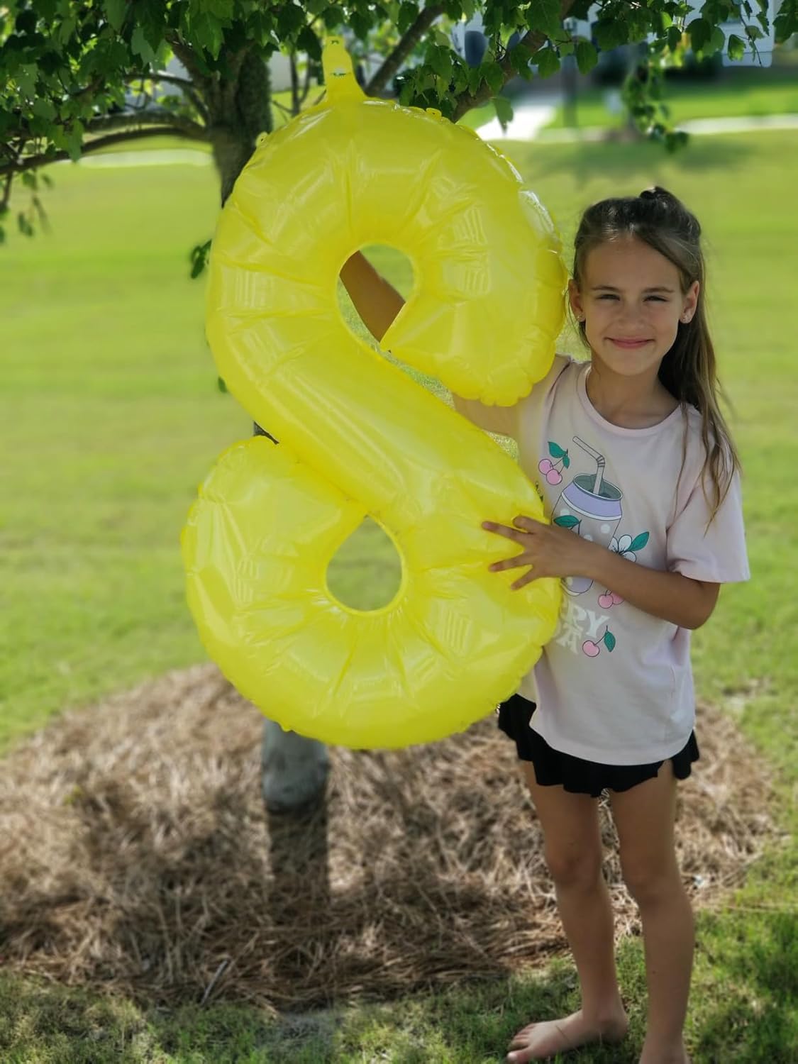 40 Inch Yellow Number 9 Balloon - Perfect for Birthday Parties, Engagements, Weddings & Graduations