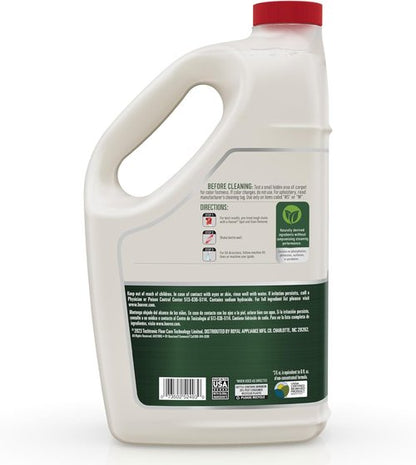 Hoover Pure Essentials Carpet Cleaner Solution - 128 Oz. Fresh Rain Scent | Natural Plant-Based Deep Cleaning Shampoo