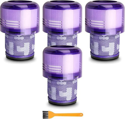 Dyson V11 Vacuum Filters - 4 Pack Replacement for V11 Animal, Torque Drive & V15 Models