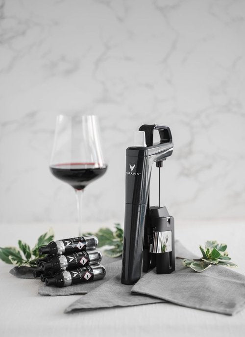 Coravin Wine Preservation System Replacement Argon Capsules, 6-Pack, Silver