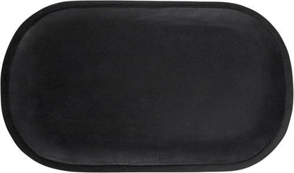 Bloomingville Wide Mango Wood Serving Board - Elegant Black Design for Entertaining