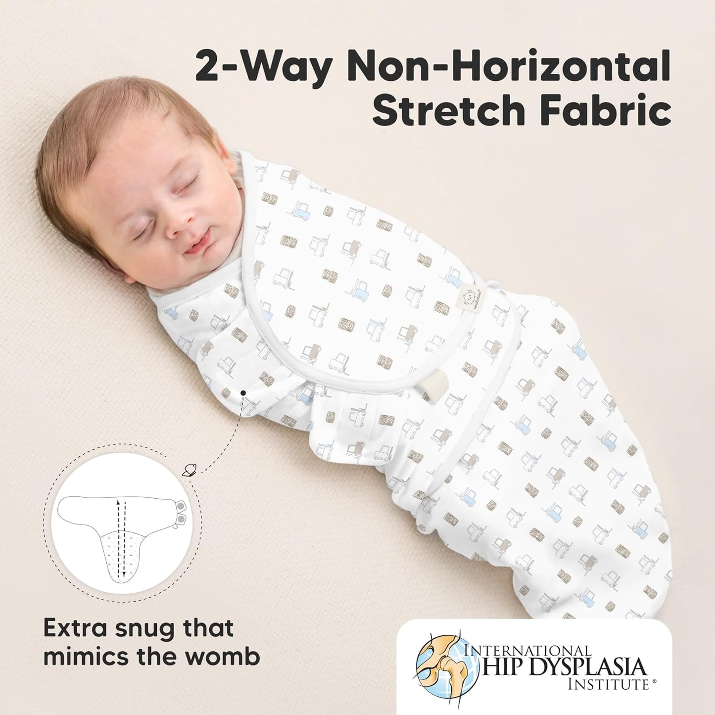 Organic Baby Swaddle Sleep Sacks by [Brand Name] - Soft & Snug for Newborns 0-3 Months | 3-Pack