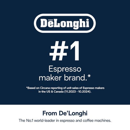 De'Longhi Large Easy Clean Knock Box, Stainless Steel