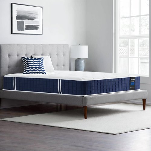 Coolvie Twin XL Mattress 10 Inch, Hybrid Mattress in a Box, Pocket Innerspring & Cooling Memory Foam, for Pressure Relief, Medium Firm Feel, 100-Night Trial